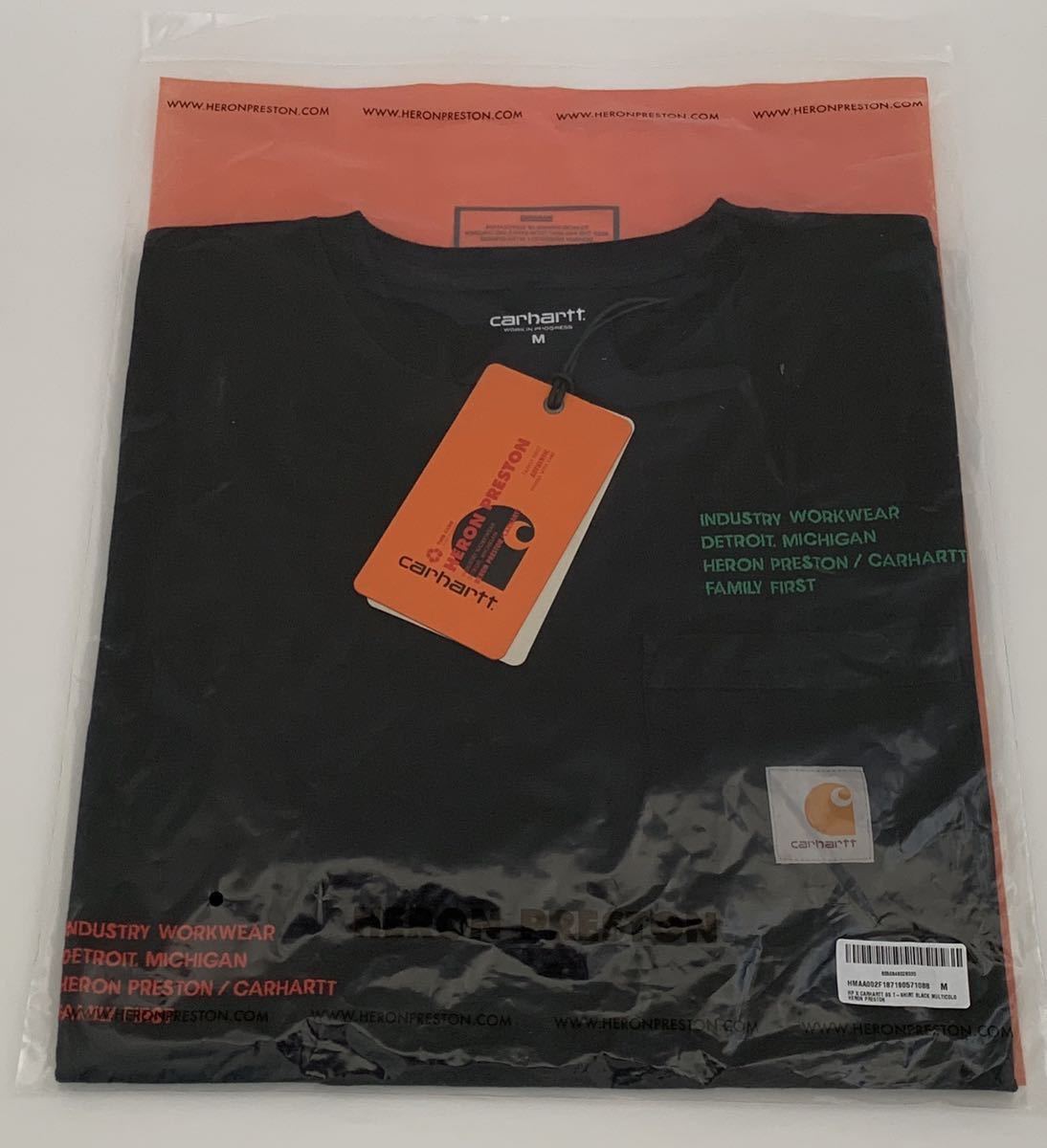 新品 正規 heron preston carhartt wip Tシャツ M オーバーサイズ ヘロン プレストン カーハート_画像4