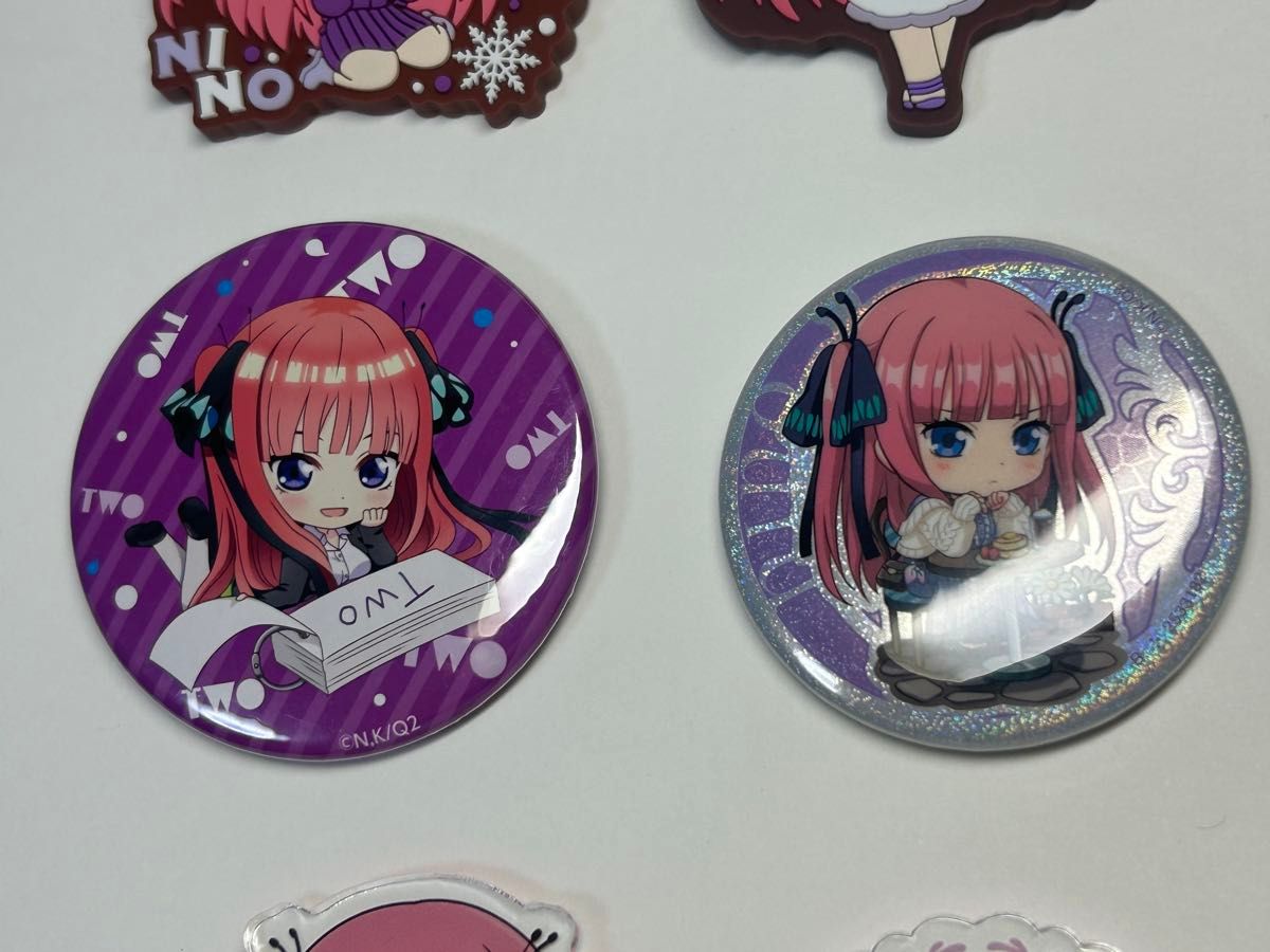 五等分の花嫁 中野ニ乃 グッズ まとめ売り アクリルスタンド 缶バッジ アクキー 五等分の花嫁 中野二乃 グッズまとめ 缶バッジ ラバー