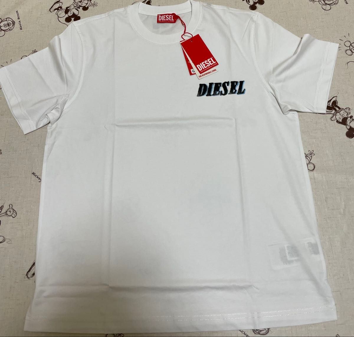 DIESEL(ディーゼル)★メンズ ロゴ半袖Tシャツ T ADJUST DIESEL 新品未使用 T-ADJUST-K12 メンズ tシャツL|Yahoo!フリマ
