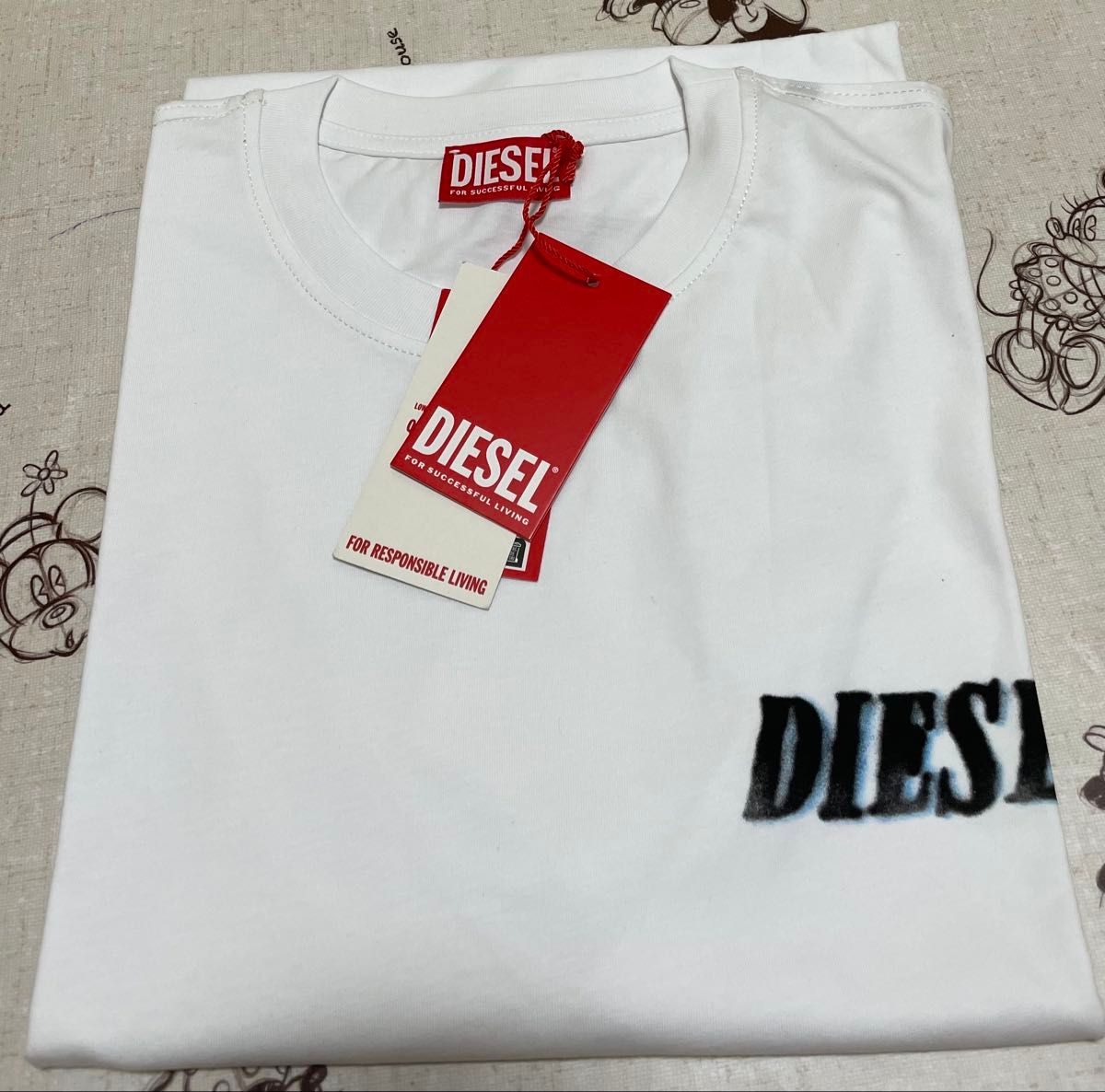 DIESEL T Adjust K12 ロゴ 半袖Tシャツ 2カラー 関*送込 DIESEL 新品未使用 T-ADJUST-K12 メンズ tシャツL|Yahoo!フリマ