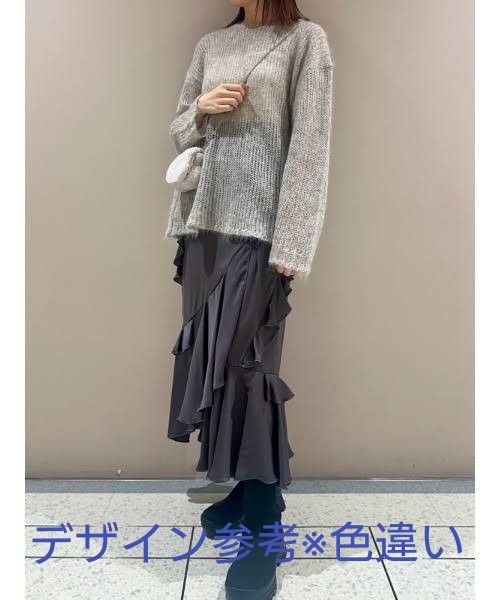 【極美品】FRAY I.D 現行モデル アシメフリルティアードスカート 完売品 FRAY I Dフレイアイディー人気完売アシメフリルスカート