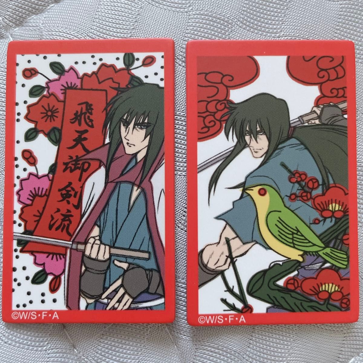 るろうに剣心 花札 華留多 箱付き るろうに剣心 花歌留多 かるた 花札 比古清十郎 2種セット