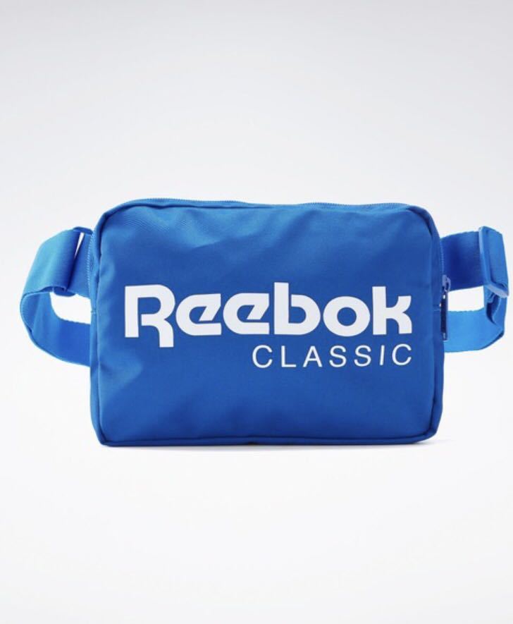  Reebok Classic belt bag blue new goods unopened regular price 1990 jpy + tax Reebok super-discount price!!