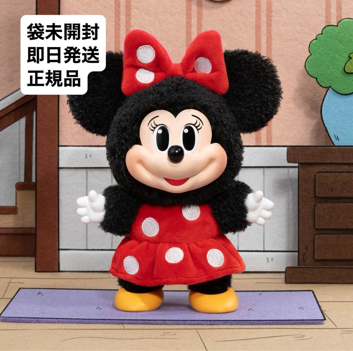 【即日発送】ポップマート ディズニー ミッキー&ミニー ぬいぐるみ キーチェ-ン ミニー】POPMART ポップマート ミッキーファミリー ディズニー