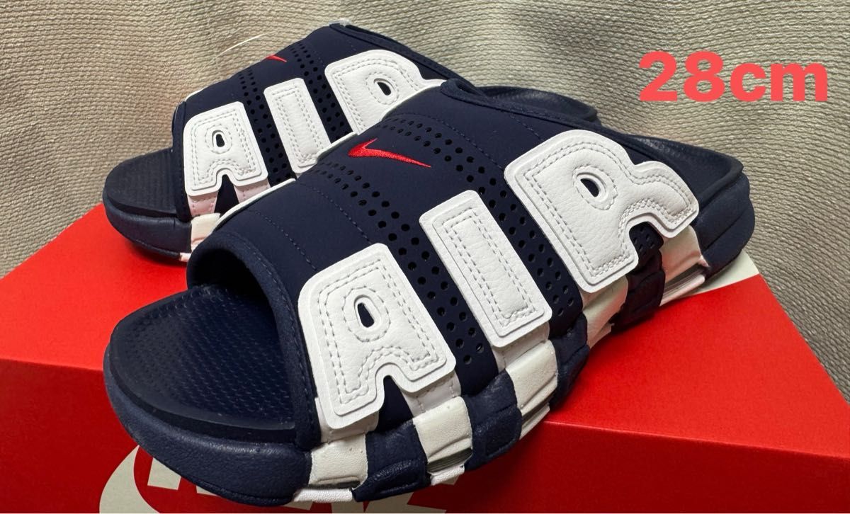 NIKE ナイキ エア モアアップテンポ スライド US10/28cm 希少 nike air more uptempo slide ナイキ スライド サンダル エア