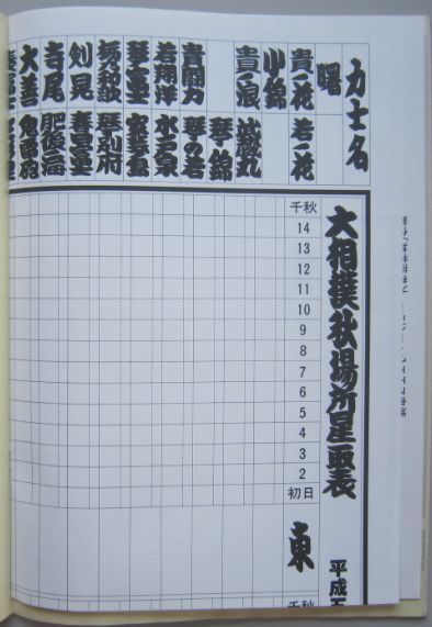 大相撲特集　若乃花　1993.9　秋場所　(I538)_画像4