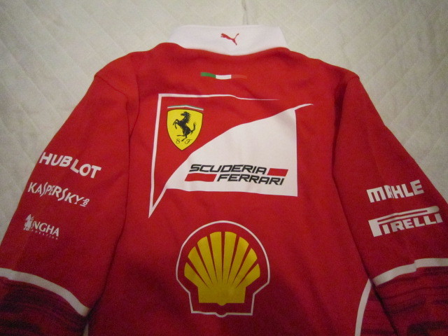 ◎激レアチーム支給品◎2017年仕様フェラーリF1 ハーフジッププル