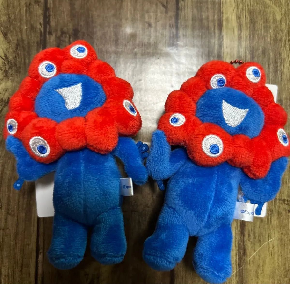完売品★ミャクミャク ボールチェーンマスコット A&C 2点セット ぬいぐるみ ミャクミャク ボールチェーンマスコットAとC 2つセット
