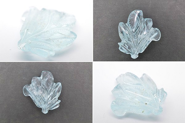 ◇カービング◇天然アクアマリン【ベリル】ルース 約49.048ct GRJ