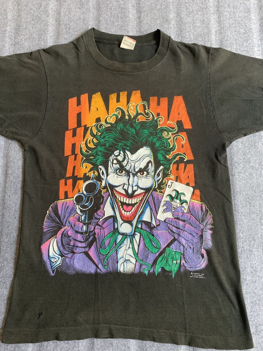 80s joker ビンテージ Tシャツ batman DC COMICS ジョーカー バットマン vintage