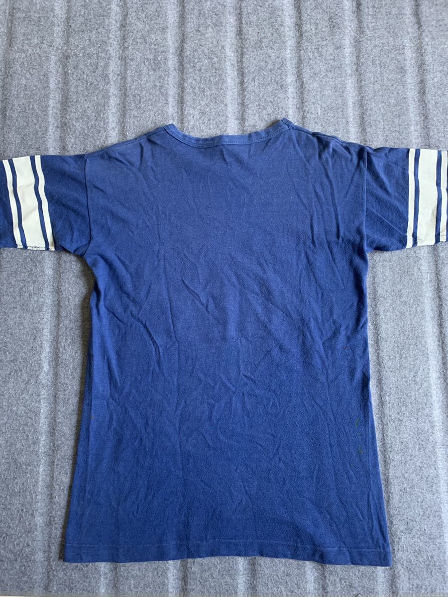 70s チャンピオン ビンテージ Tシャツ champion フットボール WIN ペンキ vintage バータグ トリコ 80s_画像6