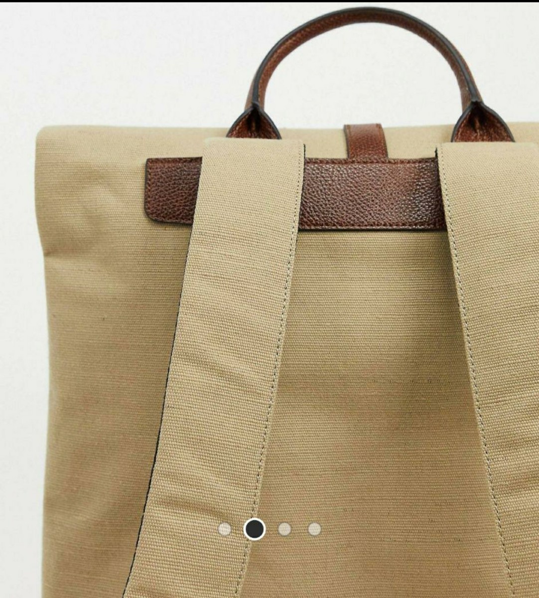 【新品】TED BAKER CANVAS バッグ　再生繊維製品