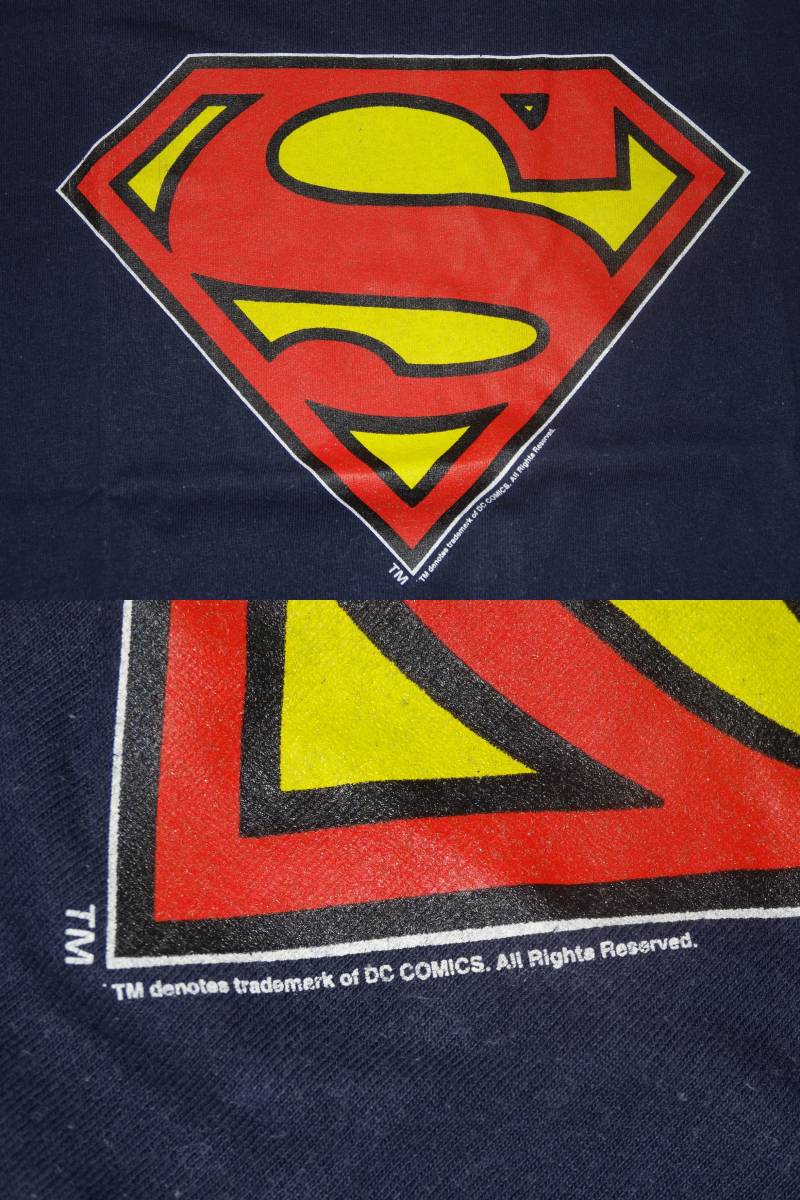 Paypayフリマ ヴィンテージビンテージ古着 Warner Bros ワーナーブラザーズ アメリカンコミックdcコミックス Supermanスーパーマン Sロゴプリントtシャツ