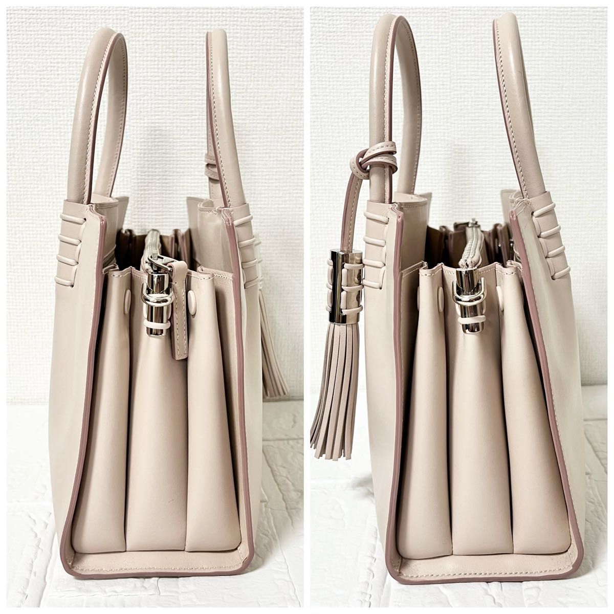 美品 TOD’S トッズ ショルダーバッグ 2way 極美品】未使用級 TOD'S トッズ ハンドバッグ 2way ショルダー付