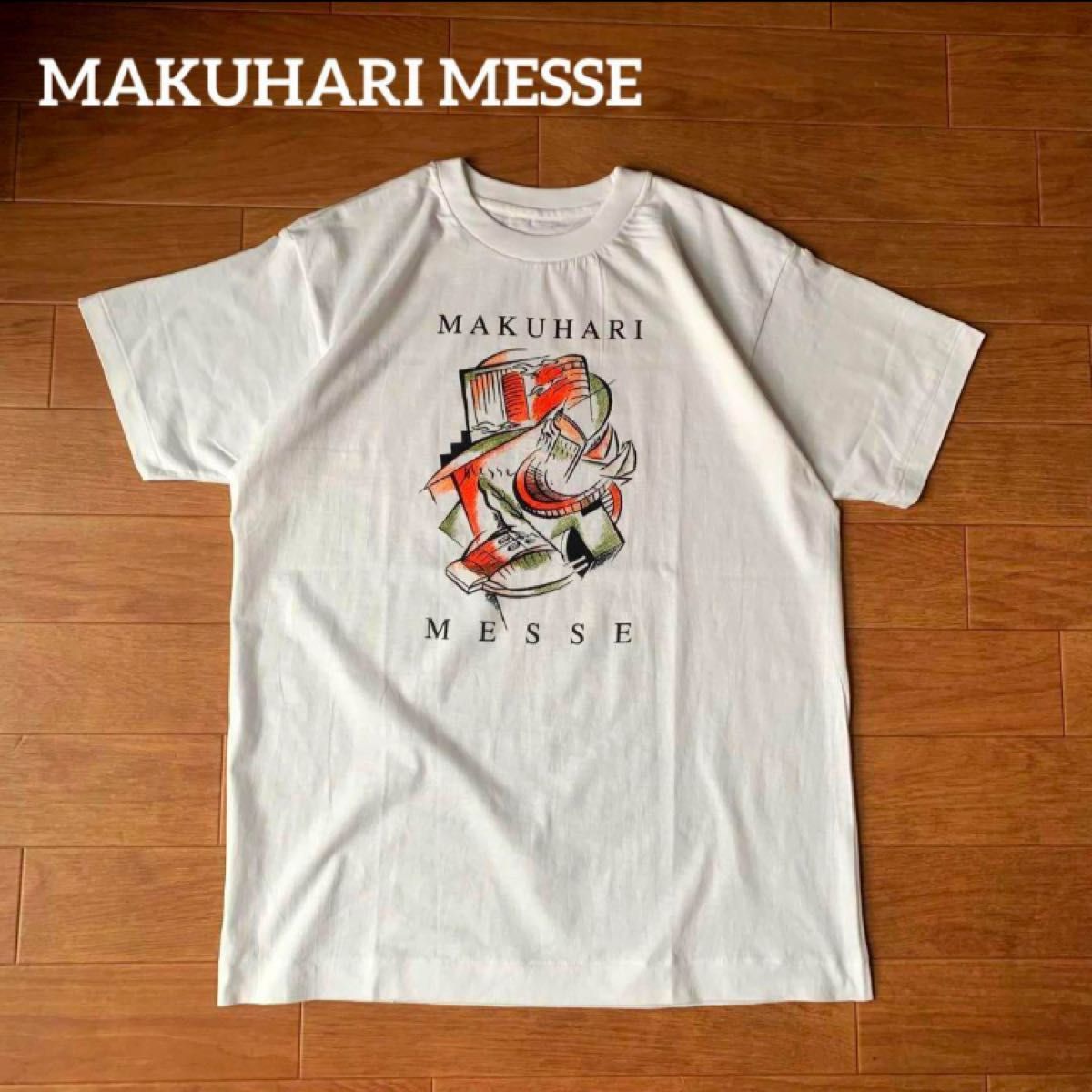80s ビンテージ USA製 シングルステッチ ステッドマン カレッジTシャツ 80s 90s 幕張メッセ 企業Tシャツ ヴィンテージ シングルステッチ