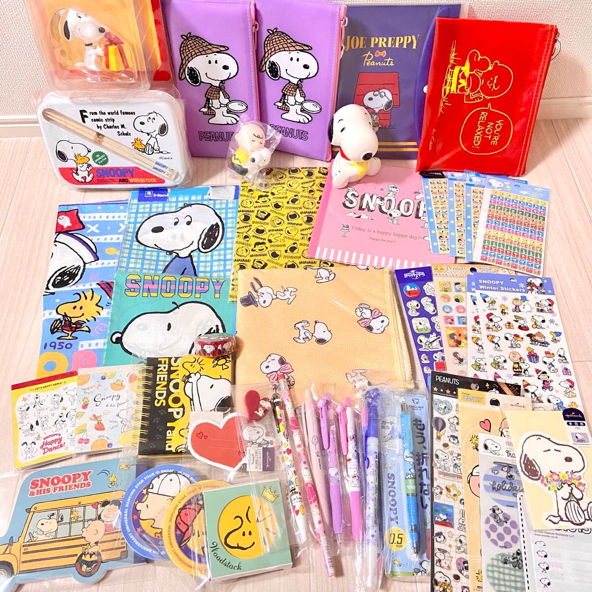SNOOPY スヌーピー まとめ売り セット メモ シール ホールマーク レトロ SNOOPY スヌーピー まとめ売り メモ ボールペン シール