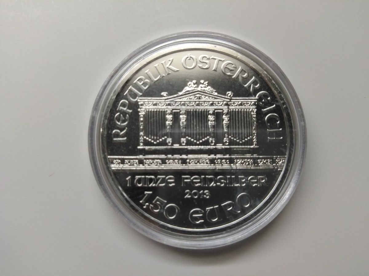 オーストリア 2013 ウィーン フィルハーモニー 銀貨 未使用品 純銀 FINE SILVER ウィーンフィルハーモニー銀貨 2013