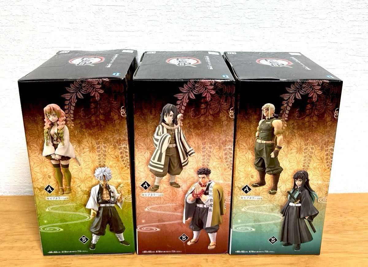 鬼滅の刃 フィギュアセット 絆ノ装(ノーマルカラー) 未使用未開封品 鬼滅の刃 フィギュア 絆の装 ノーマルカラー 6柱セット】新品