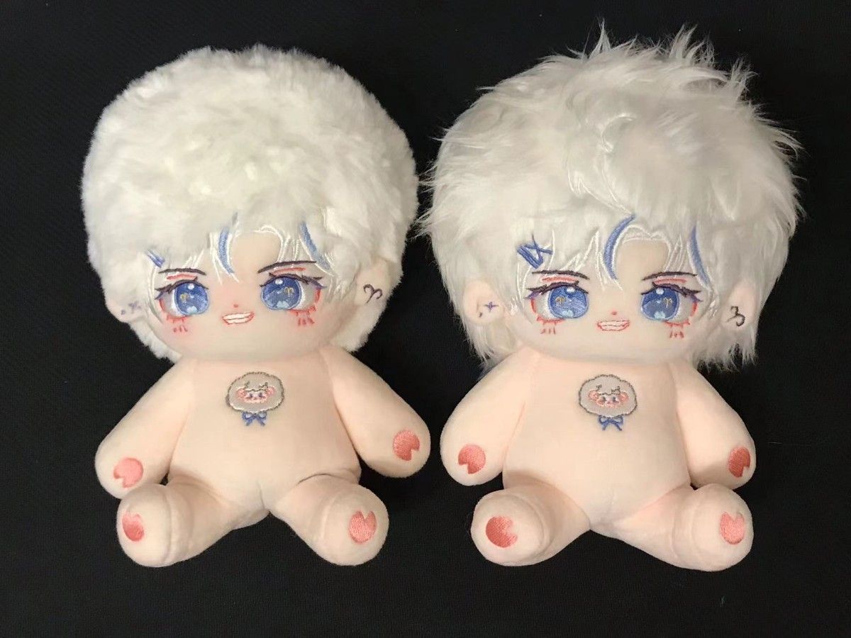 着せ替えぬいぐるみ 20cm ロングヘア スケルトン(骨)入り 無属性 紫陽花 着せ替えぬいぐるみ 20cm スケルトン(骨)入り 無属性ぬいぐるみ