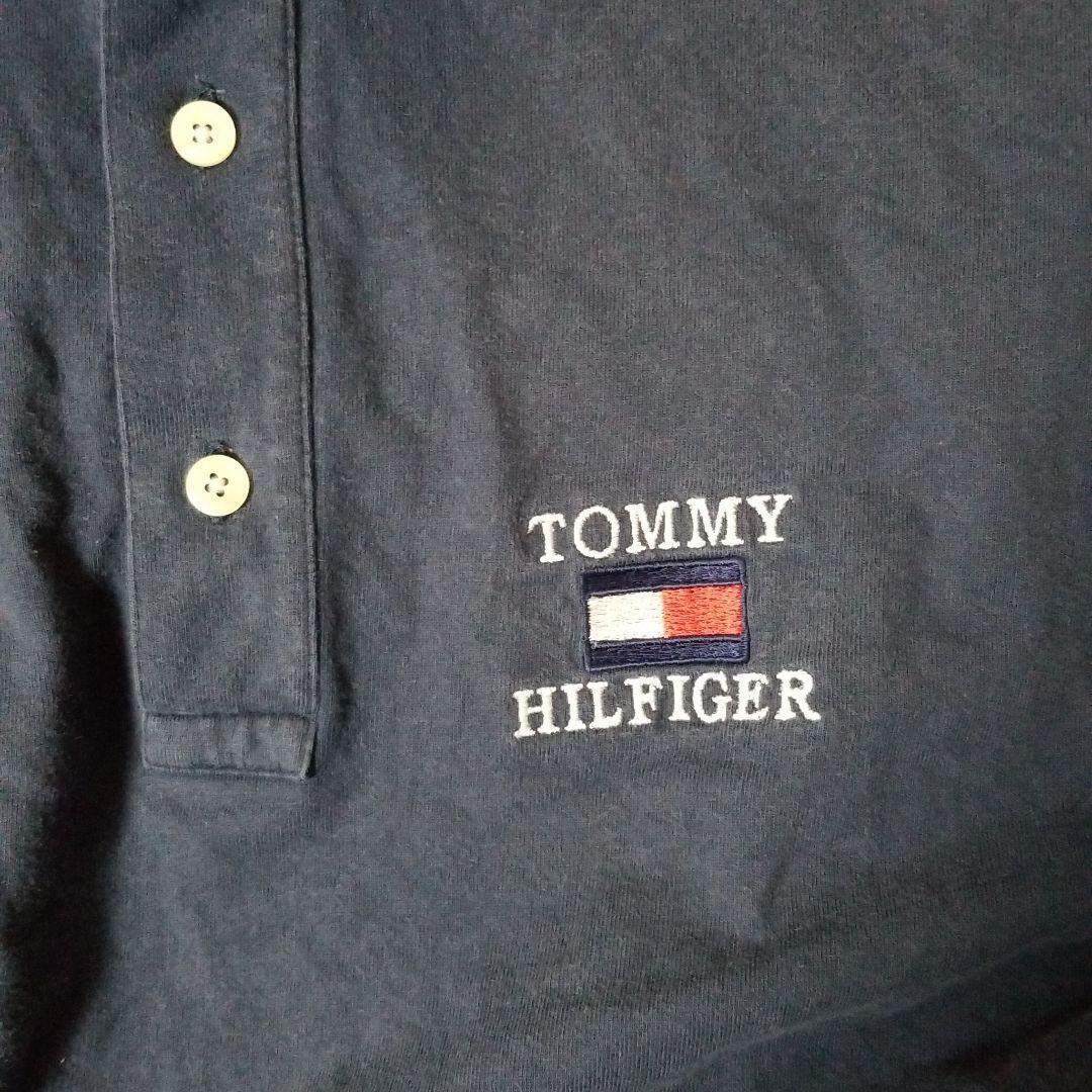 【Tommy Hilfiger】トミーヒルフィガー ポロシャツ　ネイビー