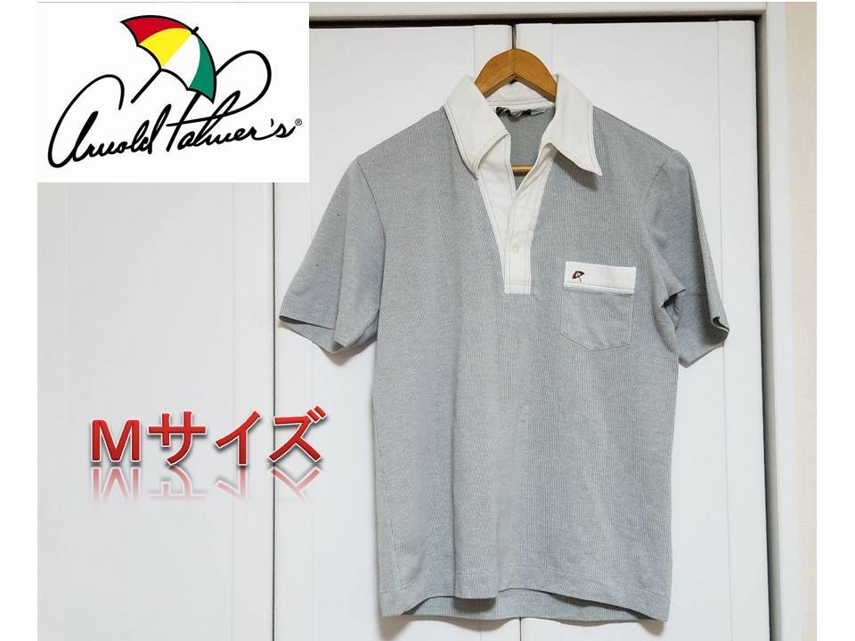  old clothes Vintage Arnold Palmer short sleeves shirt M size Rena un the first period 