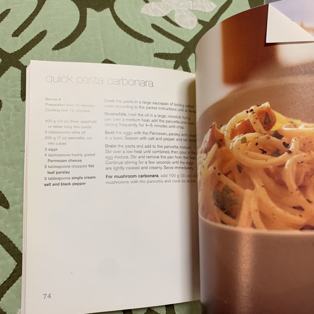 パスタの本 英語　パスタ　スパゲティ　料理本　本