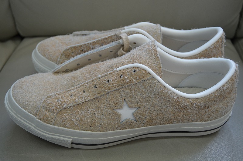 新品未使用 CONVERSE コンバース ONE STAR J SUEDE ワンスター 日本製 MADE in JAPAN スエード ベージュ US8.5 27センチ 23,100円_画像3