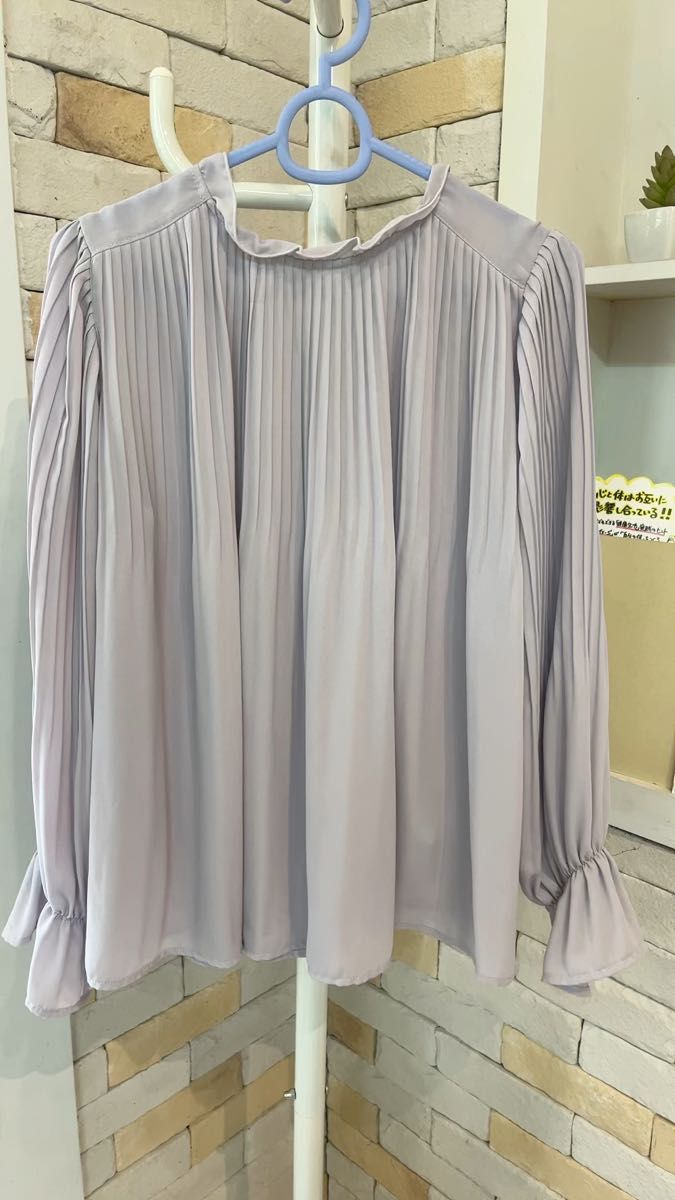 長袖ブラウス シフォンブラウス シースルーブラウス リボンブラウス ハイネックブラウス ブラウス上品 清楚 ブラウス婚活 未使用