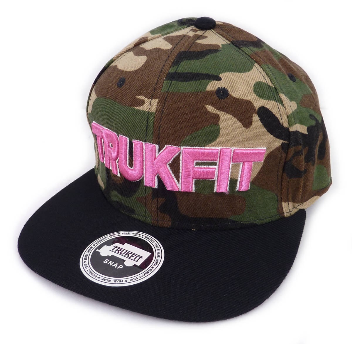 【爆売り！】 TRUKFIT トラックフィット （カモフラ）[並行輸入品] フリーサイズ スナップバックキャップ ブランドロゴ 野球帽