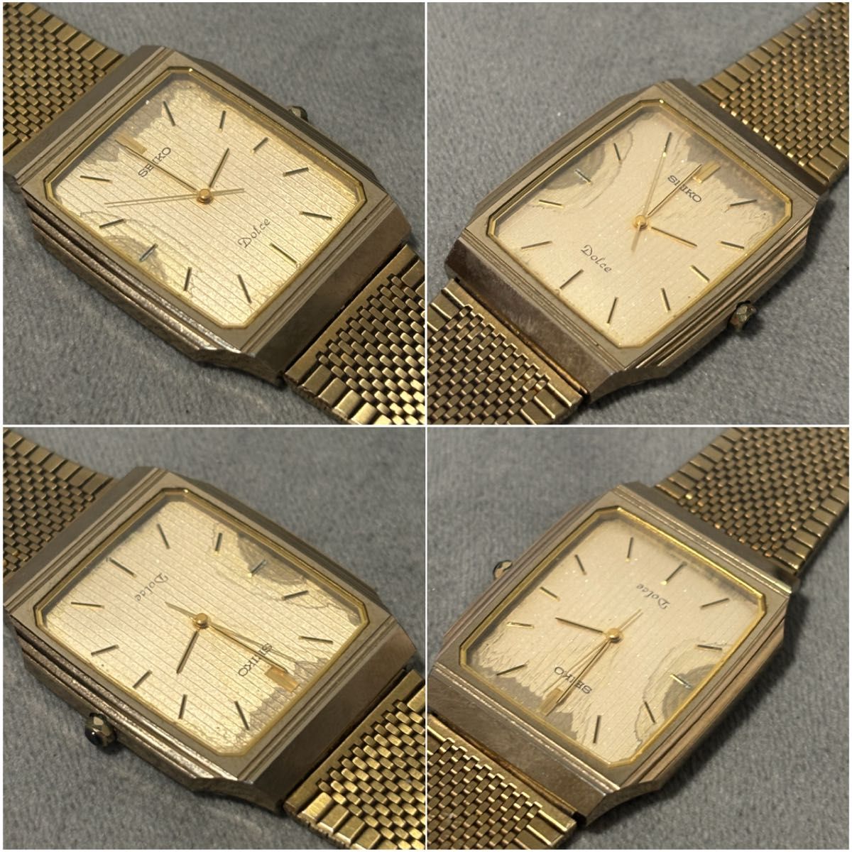 SEIKO Dolce 紳士用腕時計 稼働品 4月電池交換済 電池交換済】 セイコー SEIKO DOLCE TUNGSTEN CARBIDE 稼働品