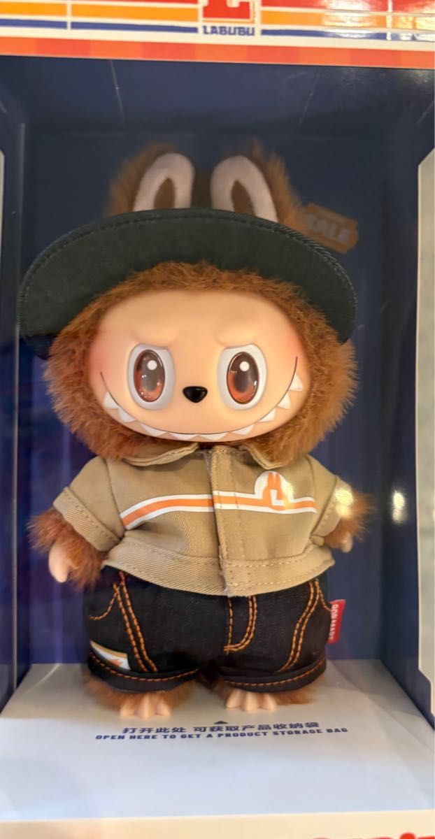 ラブブ 店員 ぬいぐるみペンダント POPMART THE MONSTERS Wacky Mart シリーズ ぬいぐるみ