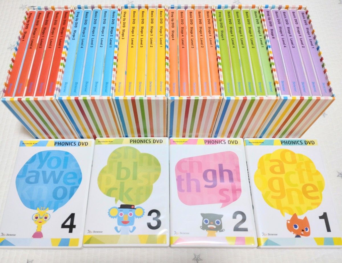 【WWK フルセット 絵本 DVD・CD☆フォニックス有】 ワールドワイドキッズ DVD CD フォニックス|Yahoo!フリマ(旧
