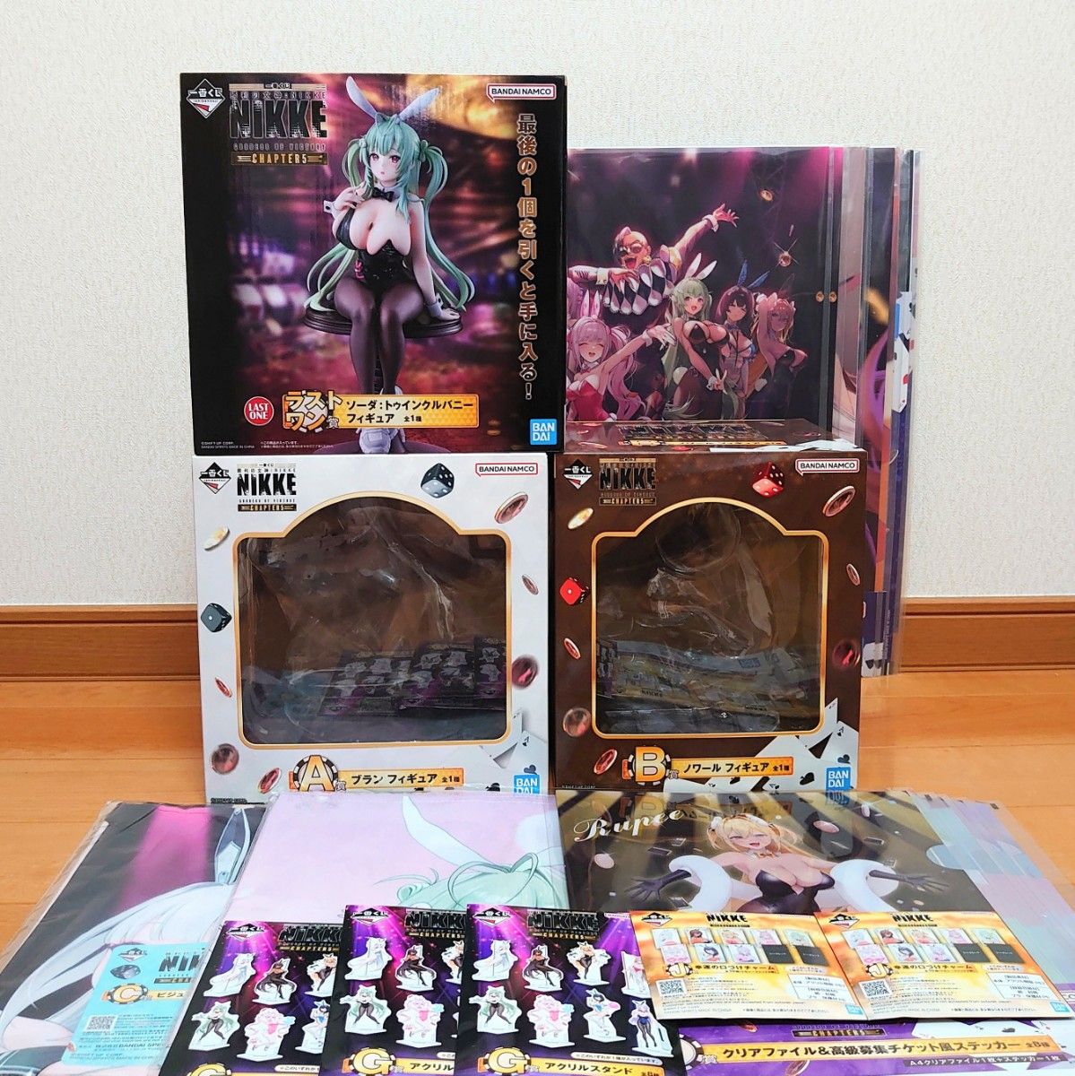 バンダイ NIKKE フィギュアセット A・B・ラストワンセット 一番くじ 勝利の女神 NIKKE CHAPTER5 ラストワン賞 A賞 B賞 C賞