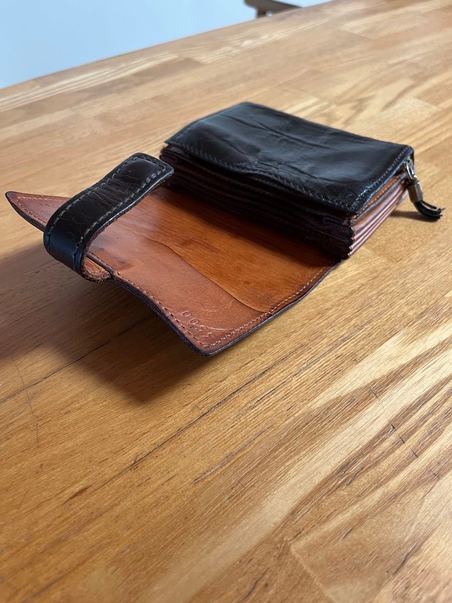お値下げ【極美品】フェリージ 3500 コロコロ 折り財布 ベージュ 本革 FELISI 3500 フェリージ二つ折り財布 コロコロ 美品 本革