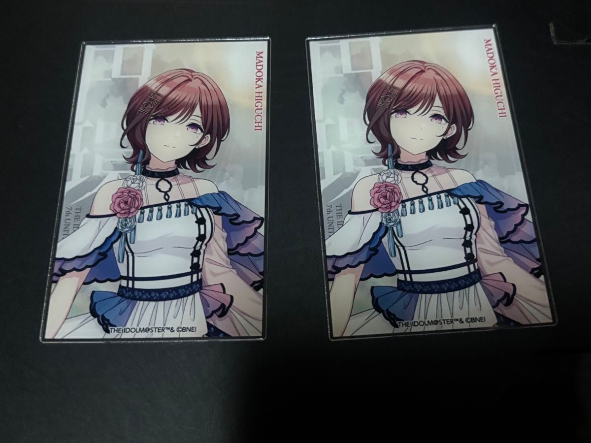 シャニマス シャイニーカラーズ 樋口円香 アクリルカード⑩ 2点 樋口円香 アクリルカード クリアカード 円環 シャニマス