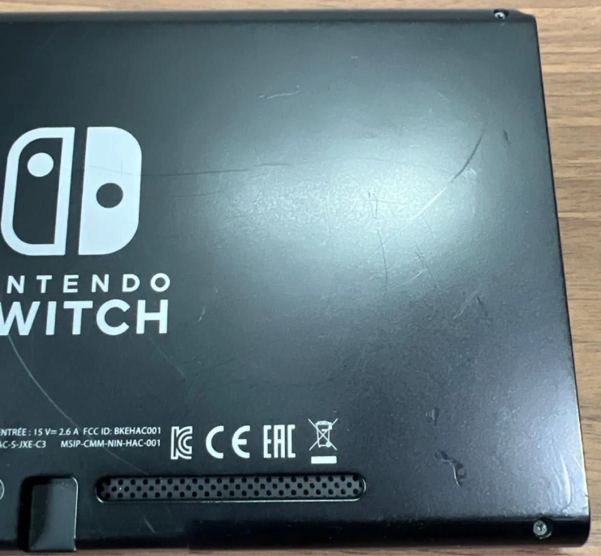 動作OK初期化済 新型 SWITCH スイッチ HAC-001 本体 フィルム貼 Nintendo Switch 2018年製 動作確認済・初期化済 HAC-001 旧型