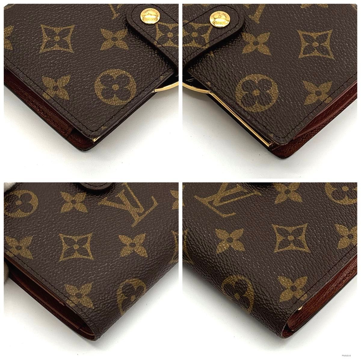 【新型モデル】 ルイヴィトン モノグラム ヴィエノワ がま口 折り財布 超美品】ルイヴィトン モノグラム ヴィエノワ がま口 折り財布