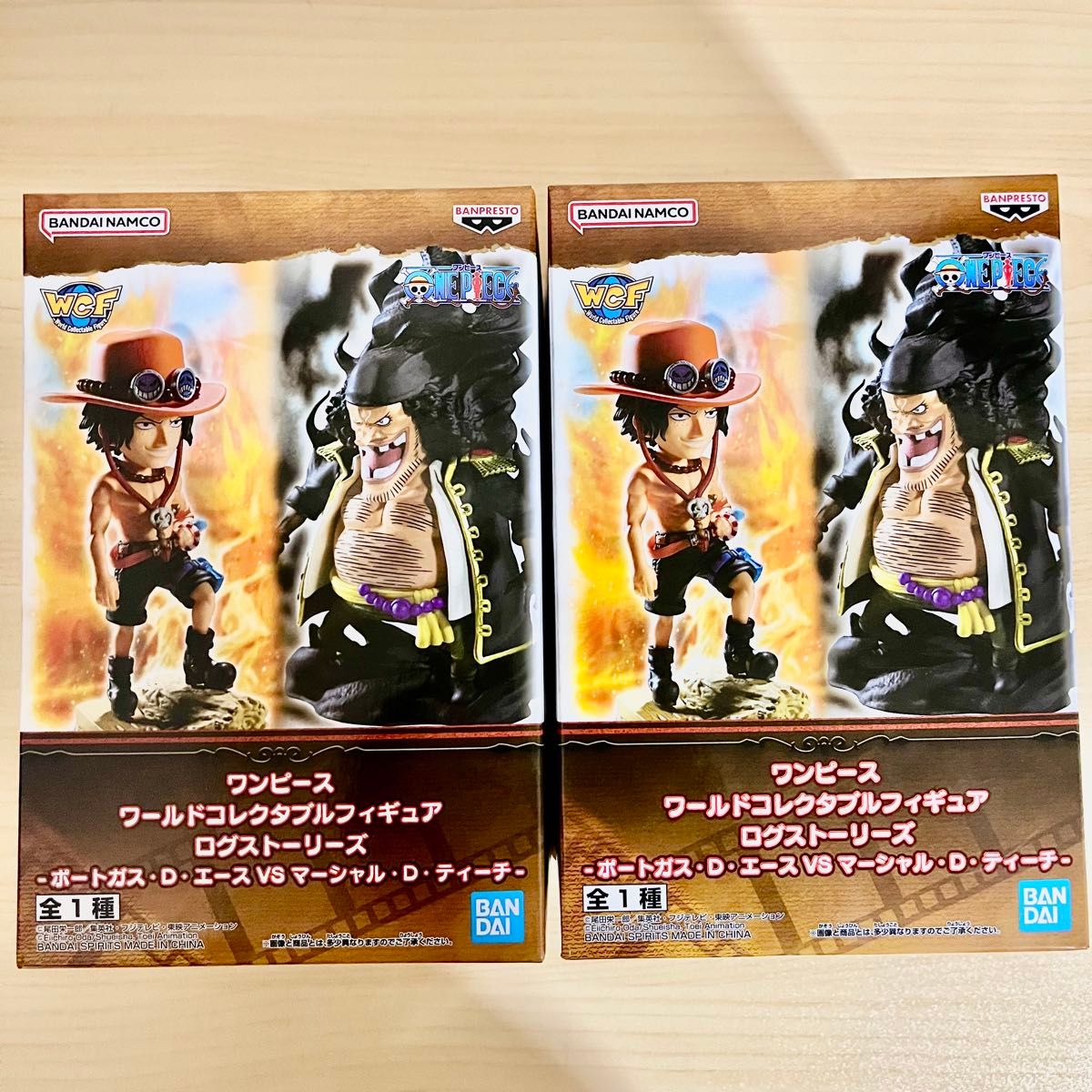 ONE PIECE 新たな夜明けC賞・WCFログストーリーズ3種 まとめ売り ワンピース WCF ログストーリーズ エース VS 黒ひげ ティーチ 2