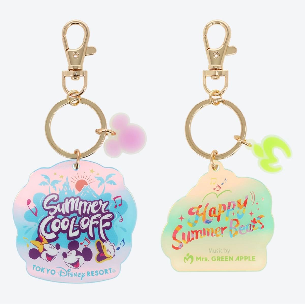 ディズニー スマートフォンアクセサリー 、きんちゃく、キーチェーン 3点 新品タグ付き 東京ディズニーリゾート Mrs GREEN APPLE キー
