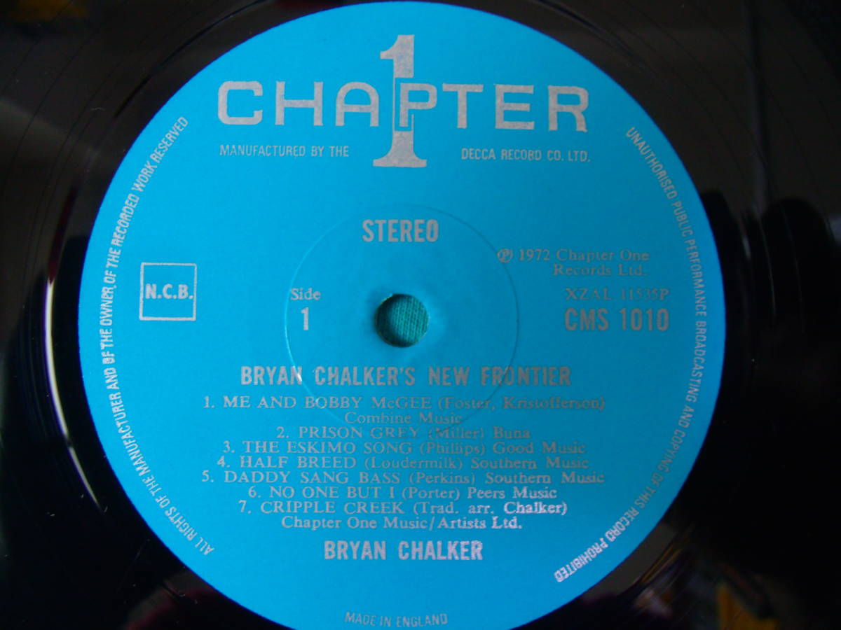 LP*Bryan Chalker / Bryan Chalker\'s New Frontier UK запись CMS1010