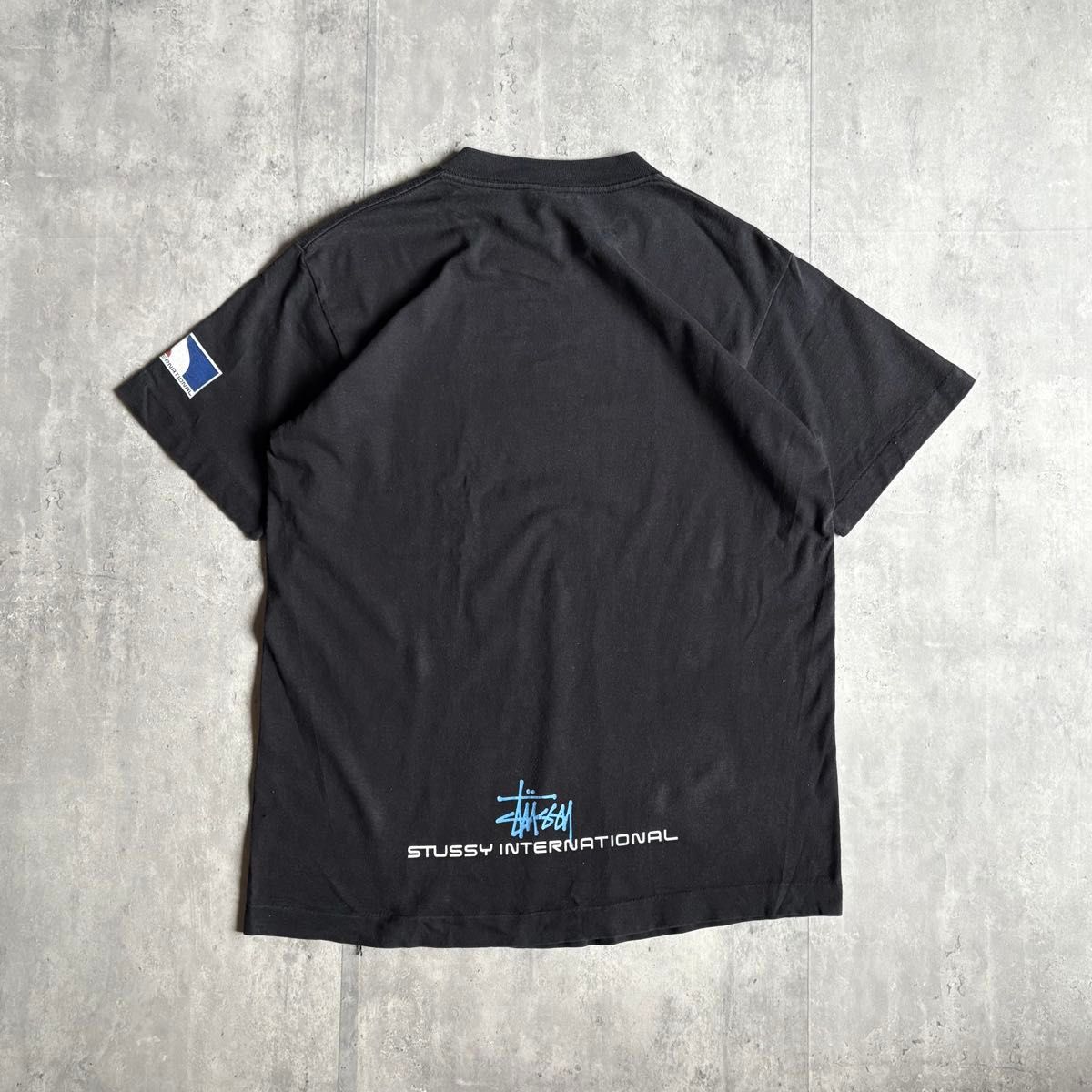 オールド ステューシー STTUSY レゲエTシャツ 紺タグ シングルステッチ 90s old stussy】Tシャツ シングルステッチ 紺タグ usa製