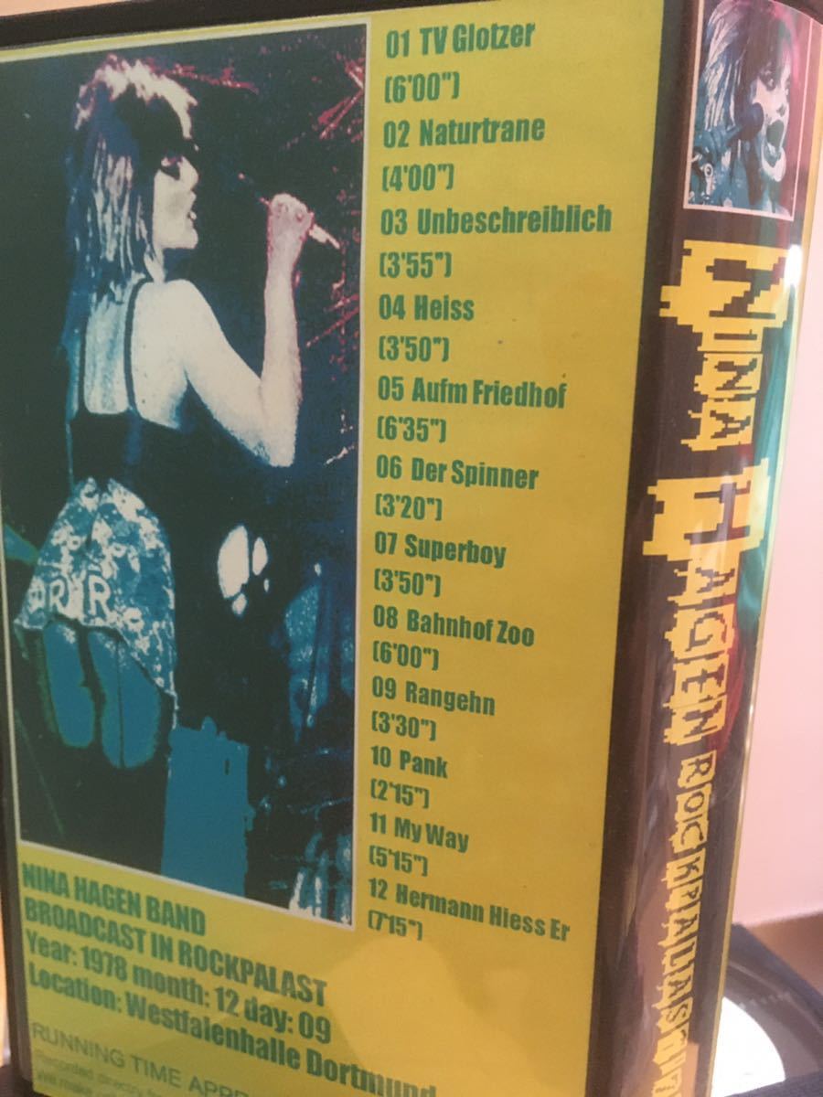 ヤフオク Vhs ニナ ハーゲン Nina Hagen ライブビデオ