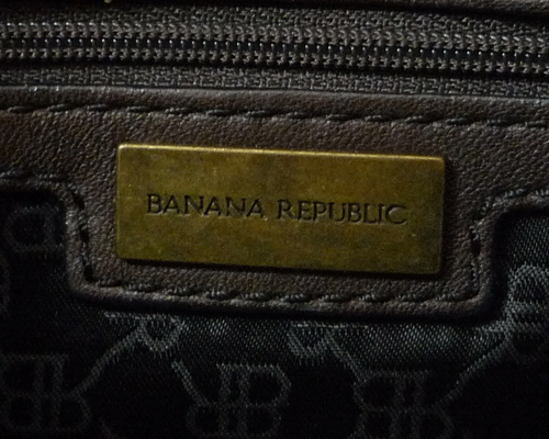 バナナリパブリック　BANANA REPUBLIC　レザー　ブラウン系　茶系　肩掛けショルダー　ハンド　バッグ　レディース_画像4