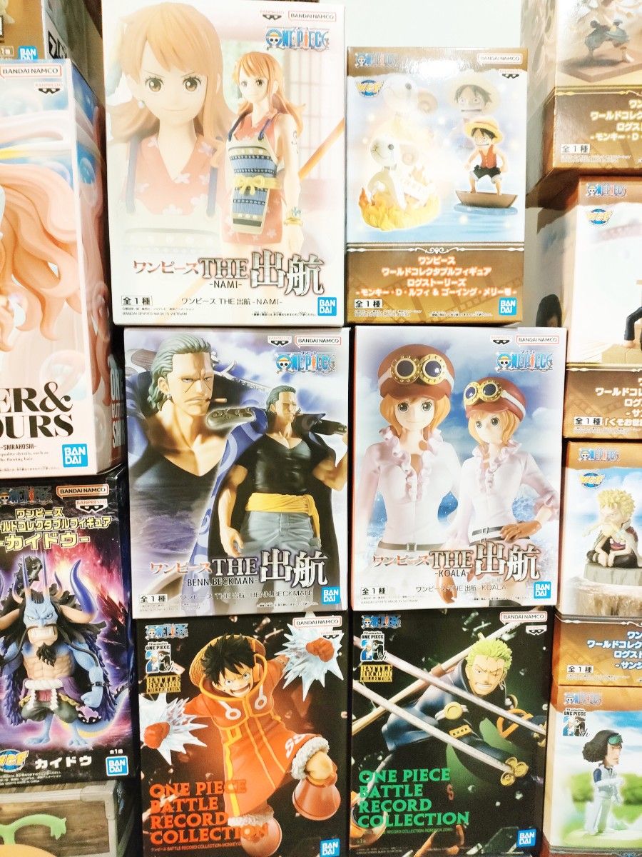 ワンピース フィギュア WCF 出航 ルームライト+おまけ ワンピース フィギュア 44点セット未開封新品 KOA バトル