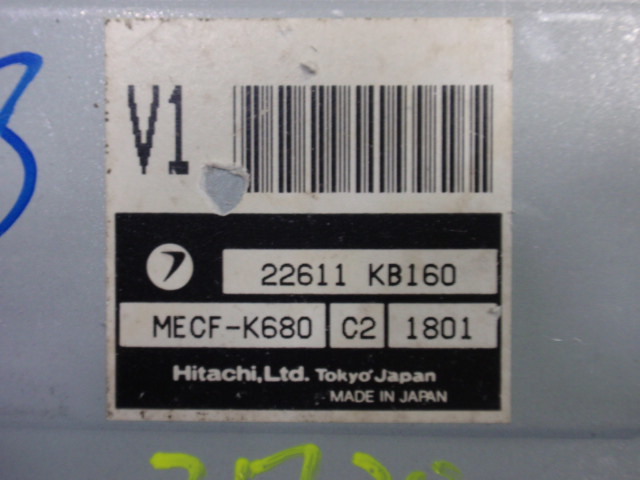 サンバー TT1 TT2 純正 エンジン コンピュータ 22611 KB160 MECF -K680 即決 - canpan.jp