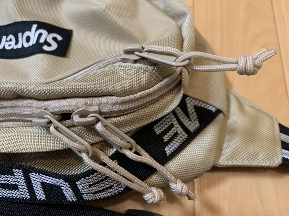 Supreme Waist Bag Tan 18SS シュプリーム ウエスト バッグ ウエストバッグ バック かばん タン ベージュ 中古