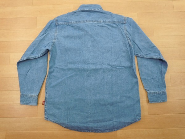 g355★新品★サイズ S★DICKIES ディッキーズ FB460U デニムシャツ★ワークシャツ ボンマックス★カラー7 ブルー★即決★