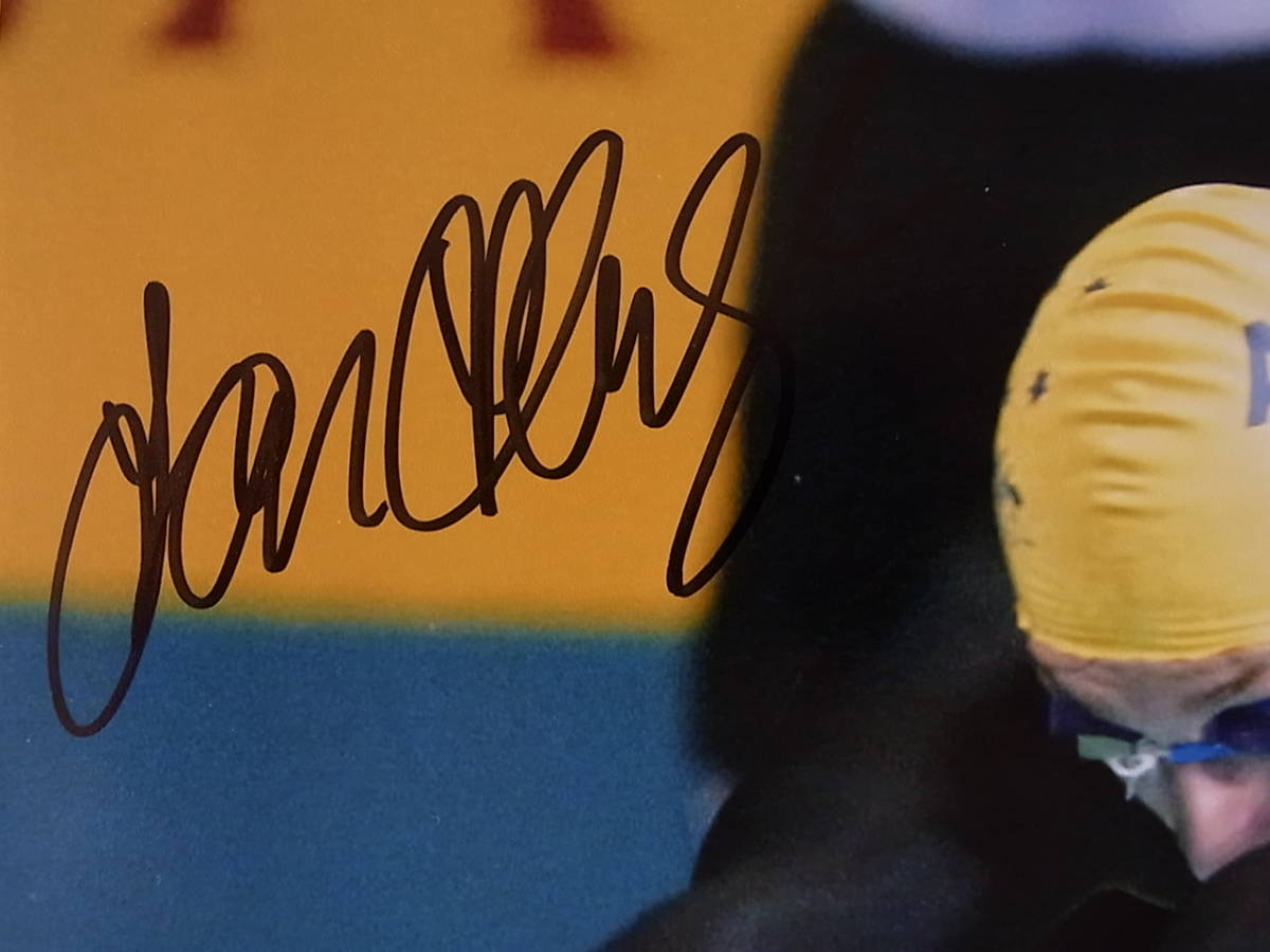 ヤフオク イアン ソープ Ian Thorpe 直筆サイン入り写真 ヤフオク イアン ソープ Ian Thorpe 直筆サイン入り写真