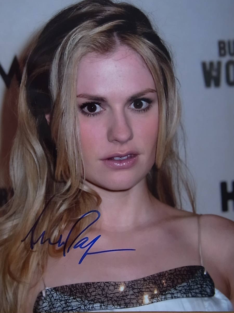  Anna *pa gold Anna Helene Paquin с автографом фотография сертификат есть 