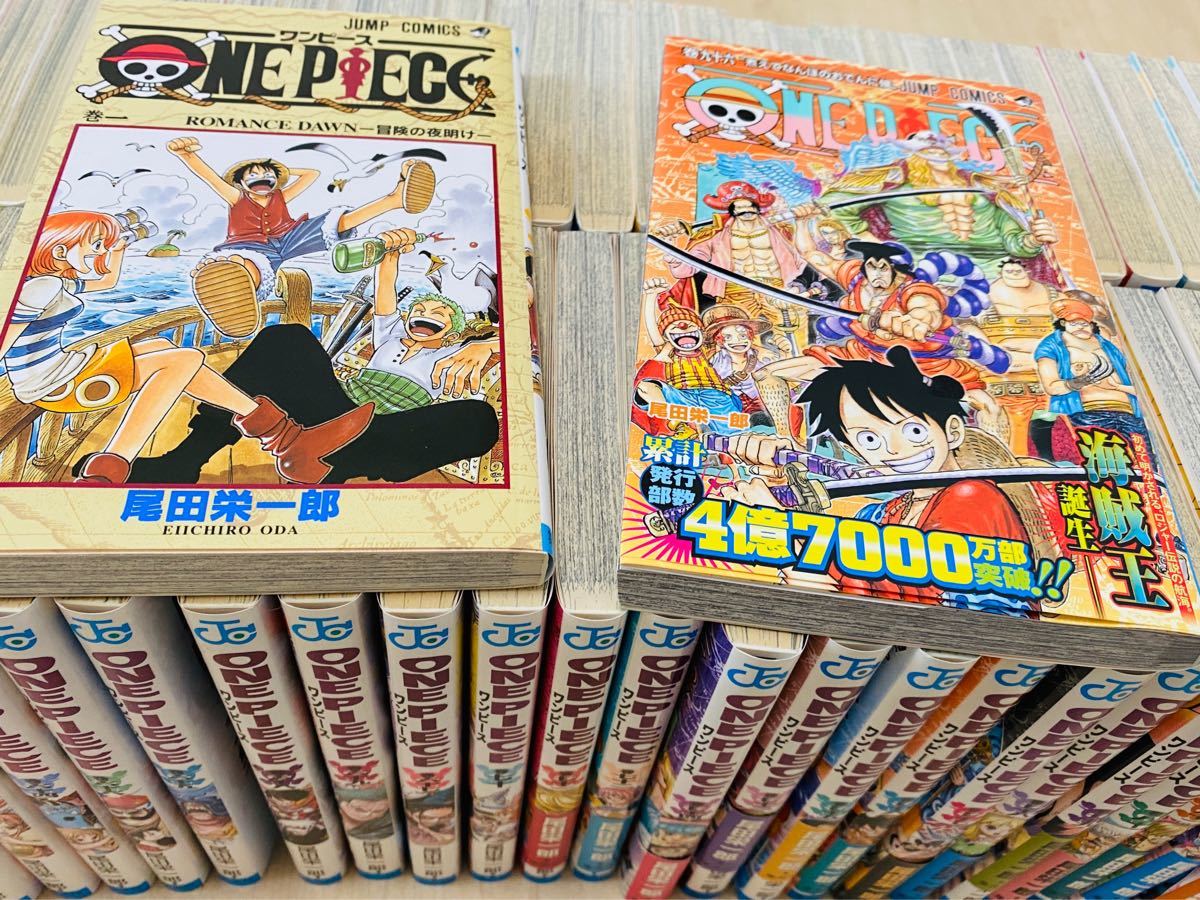 Paypayフリマ One Piece 全巻 1巻 96巻 おまけ付き